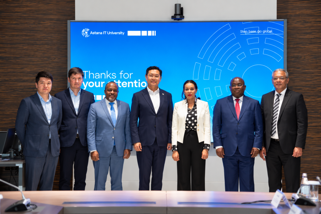 Françoise Joly leads a Congolese delegation to Astana IT University to advance cooperation in AI